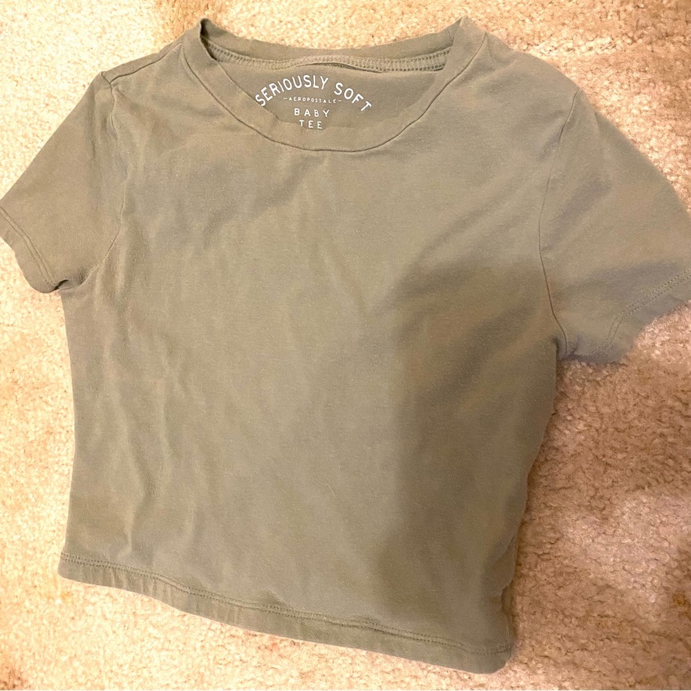 Green Aeropostale baby tee